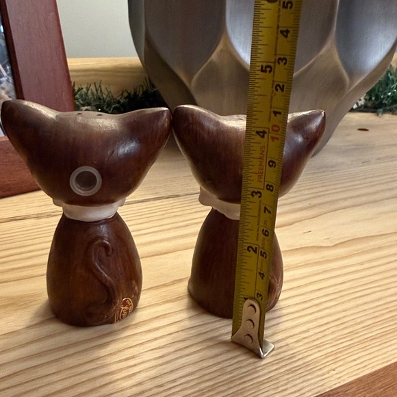 vintage Mid-Century Modern winking cat salt and pepper shakers, 1960’s - Picture 4 of 8